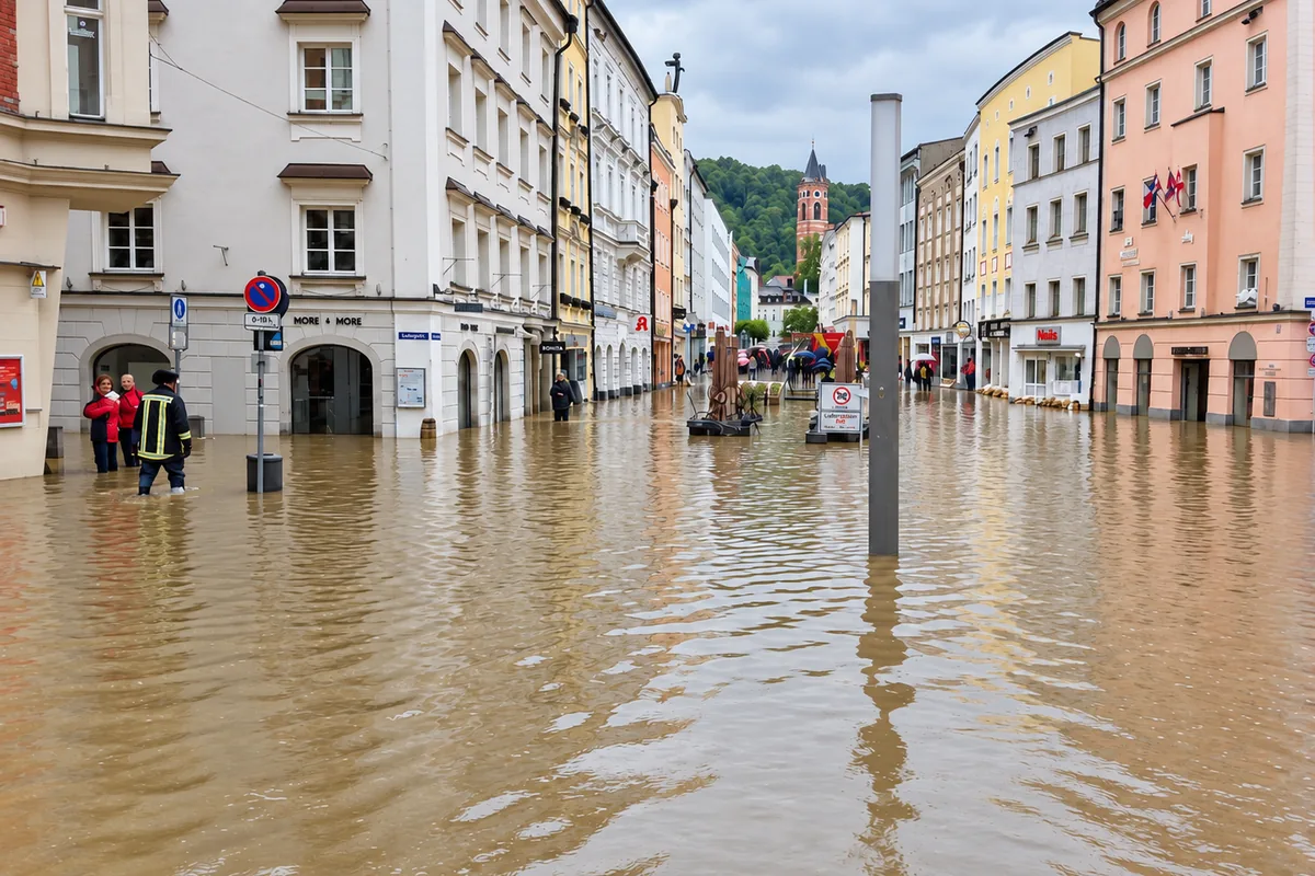 Hochwasser in der Passauer Altstadt 2013